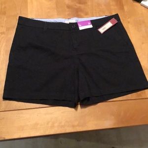 Black shorts, size 14, NWT